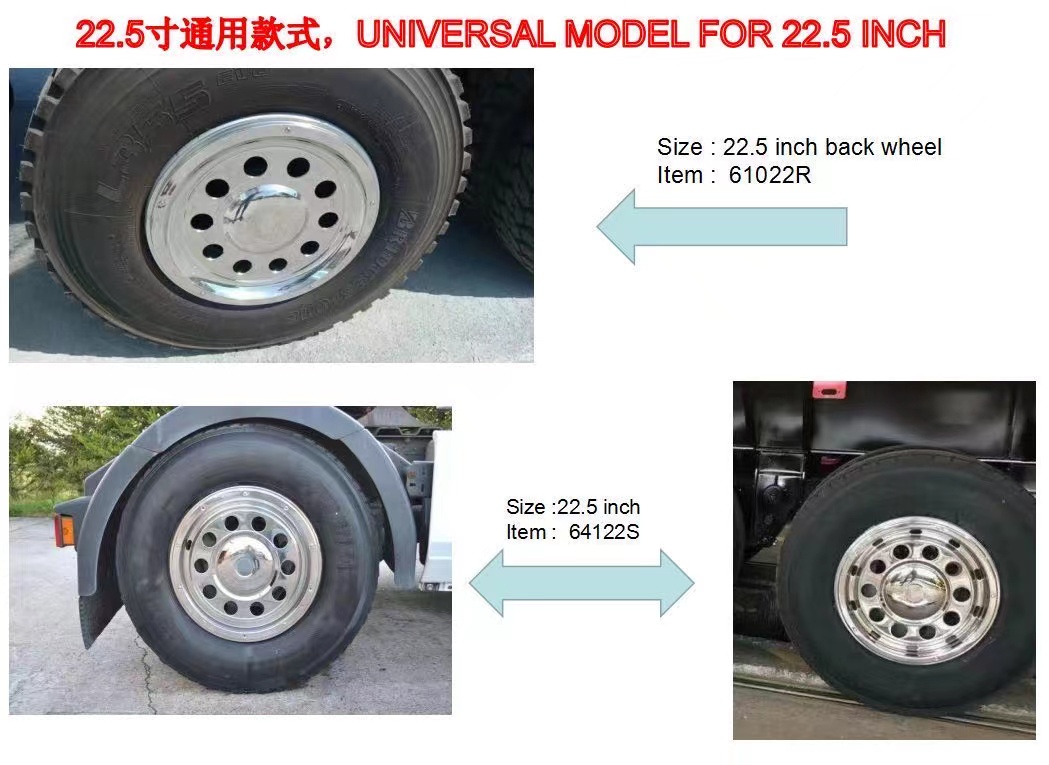 TRAILER WHEEL TRIMS